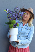 Milede, wysokiej jakości sztuczny storczyk, wym.58cm