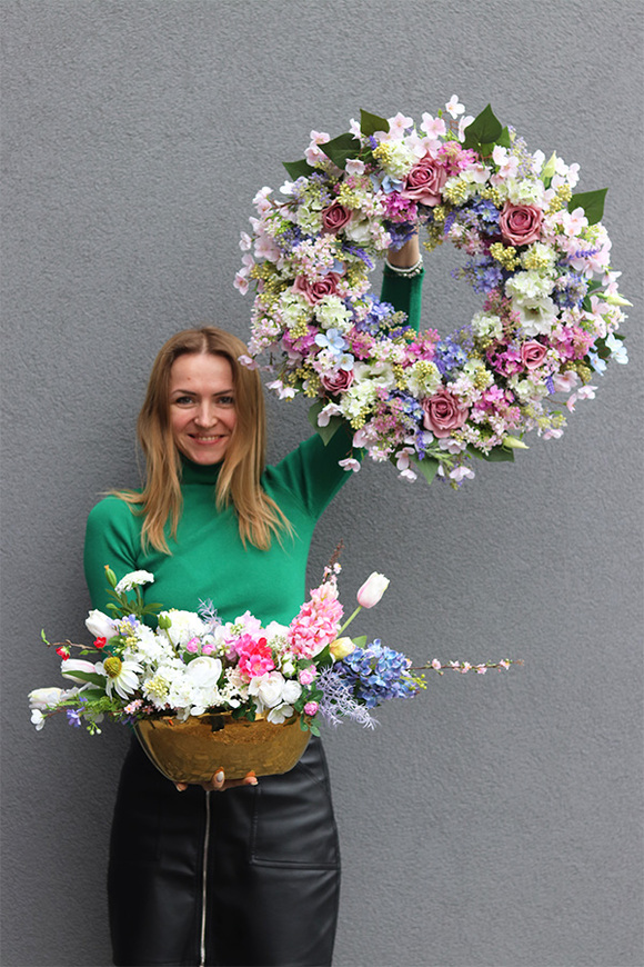 Pink&Pastels, wiosenna kompozycja kwiatowa