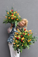 Kolorowa Wiosna Volcan, wiosenny komplet dekoracji nagrobnych