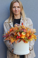 Moko Otonio, welurowy flowerbox jesienny