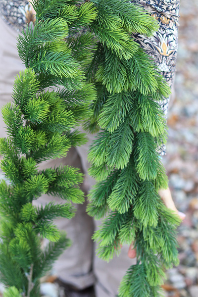 OD RĘKI atrakcyjna girlanda świąteczna, Natural Christmas, dł.160cm