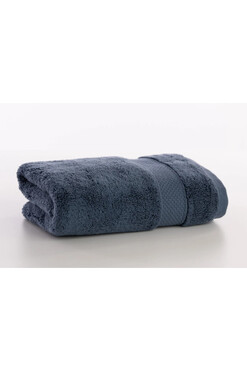 Opulence, luksusowy ręcznik z bawełny egipskiej, indigo, wym.70x140cm 