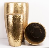 elegancka metalowa donica 1 szt., Złota Bajka, B, wym.54.5x34x34cm