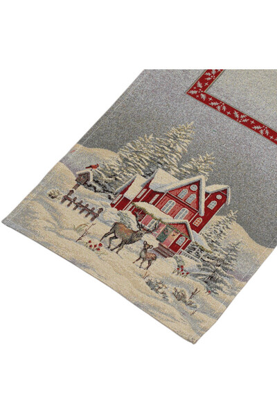 Red House, świąteczny bieżnik gobelinowy