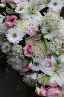 bardzo duża wiązanka nagrobna, Pink Resolia