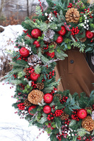 Merry Christmas XXL, gigantyczny wianek bożonarodzeniowy