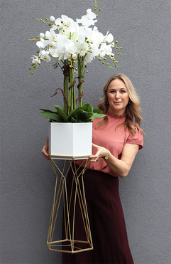 Grenotta, sztuczny storczyk na stojaku, wys.145cm