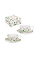 Dzień Babci i Dziadka, komplet 2 filiżanek do espresso, Polne Kwiaty, poj.100ml