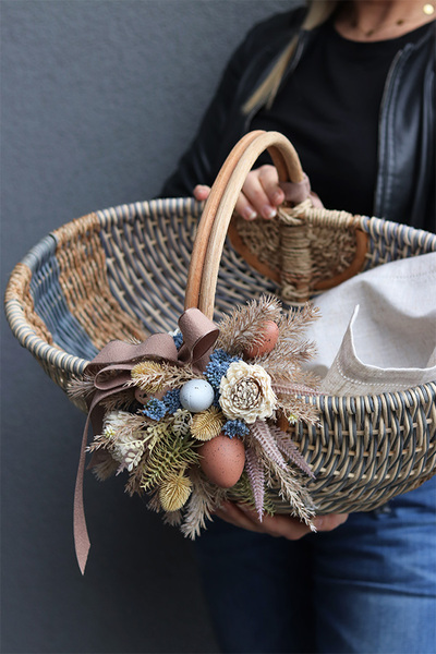 Bazaar Teresa, dekorowany koszyczek wielkanocny
