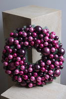  Violet Explosion, świąteczny wianek dekoracyjny