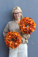 Septiembre, jesienny wianek z żołędziami