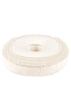 Boho, poduszka dekoracyjna donut, wanilia, wym.10x40cm