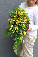 Żółta Energia, komplet dekoracji nagrobnych