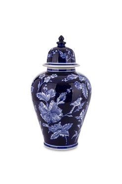 OD RĘKI Tenji C, amfora pojemnik z pokrywką, wym.37x19cm