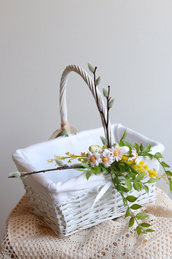 Solare, dekorowany koszyczek wielkanocny, wys.21cm