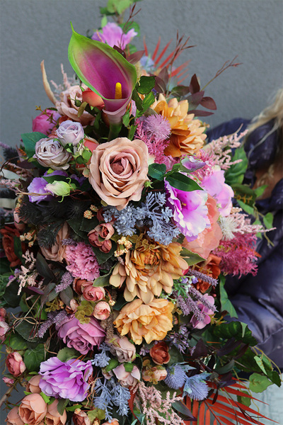 Nedua Premium, długa wiązanka nagrobna