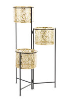 Haiti, ażurowy kwietnik na trzy osłonki