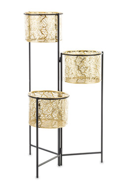 Haiti, ażurowy kwietnik na trzy osłonki