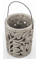 Belize A, betonowy lampion z motywem liści