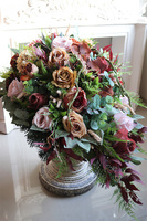 Boston Beige New, beżowa wiązanka nagrobna, dł.95cm