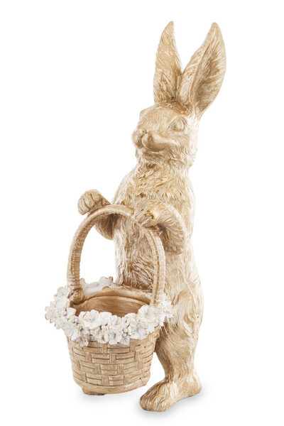 Basket Bunny, figurka zajączek wielkanocny