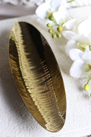 Lux Villa Gold Leaf, metalowa patera