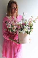 Birthday Party Jednorożec, flowerbox prezentowy