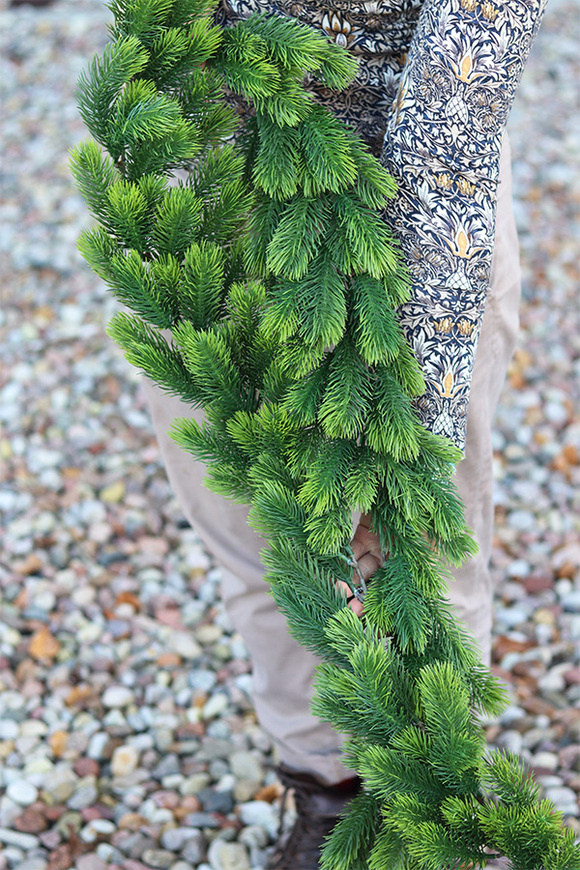 OD RĘKI atrakcyjna girlanda świąteczna, Natural Christmas, dł.160cm    