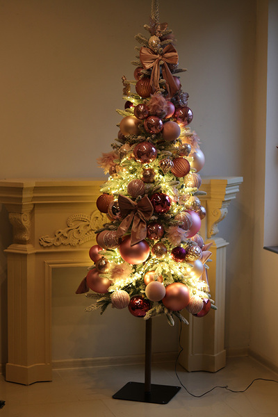 Pink Decoration ChristmasTree, świąteczna choinka LED