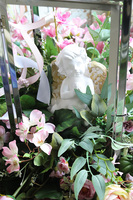 Angelo Garden Gerda, kompozycja nagrobna ze srebrnym lampionem, wys.65cm