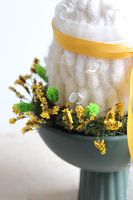 Jajo w Zieleni, stroik wielkanocny z jajkiem