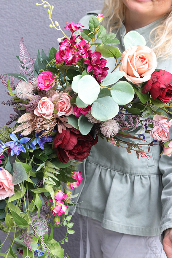 Martha Subtelle, wyjątkowy wianek na drzwi na obręczy