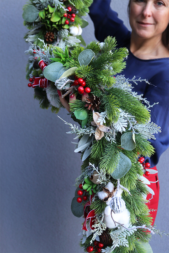 Reniferro Premium, świąteczna girlanda