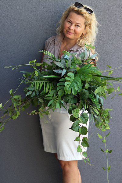 Wedding zielona kompozycja do twojej donicy