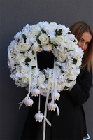 Caryca White Spring, podwieszany wianek sufitowy