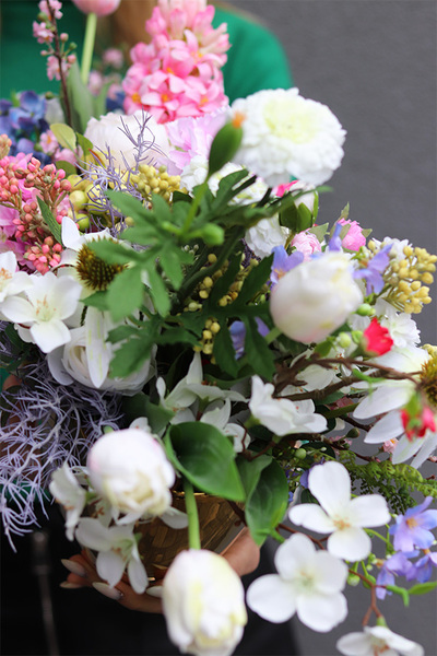 Pink&Pastels, wiosenna kompozycja kwiatowa