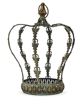 kwietnik / ozdoba Korona 1, wym.38x24x24cm