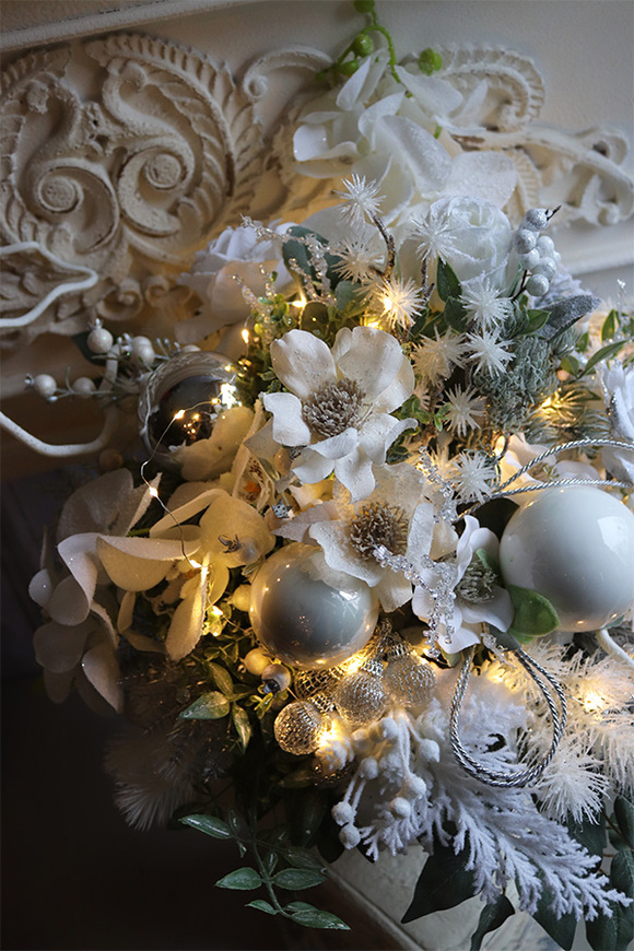 Mroźna Kraina 2, zimowy flowerbox świąteczny LED