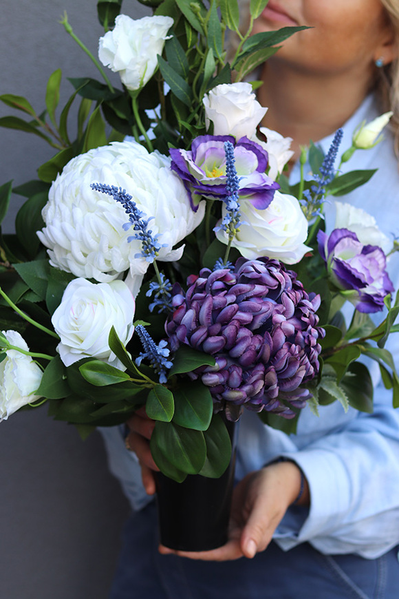 Luseita, bukiet nagrobny we wkładzie