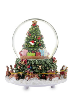 Christmas World, bożonarodzeniowa kula śnieżna pozytywka, wym.18x16.5cm