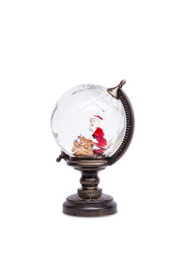 Xmas Globe A, świąteczna pozytywka lampion LED, wym.25.5x17x15cm