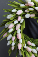 bardzo elegancki wianek z tulipanów, Witaj Wiosno, śr.40cm