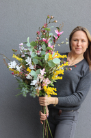 Moko Easter Pastelle, elegancki wiosenny bukiet, dł.80cm