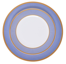  komplet obiadowy dla 6 osób, 30elementów, Delia Gold&Blue