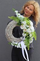 Redri, komunijny wianek na drzwi