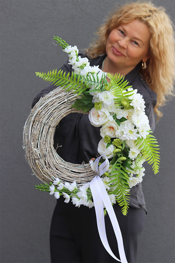 Redri, komunijny wianek na drzwi