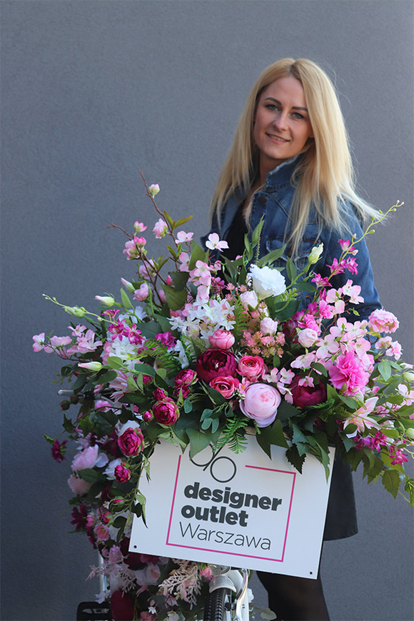 Bicycletta Terransja, kwiatowa dekoracja roweru 