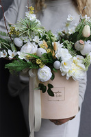 Aleksandra, wiosenny flowerbox welurowy