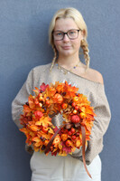 Septiembre, jesienny wianek z żołędziami