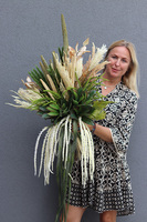 Novembi, bukiet dekoracyjny z suszem boho, wys.93cm